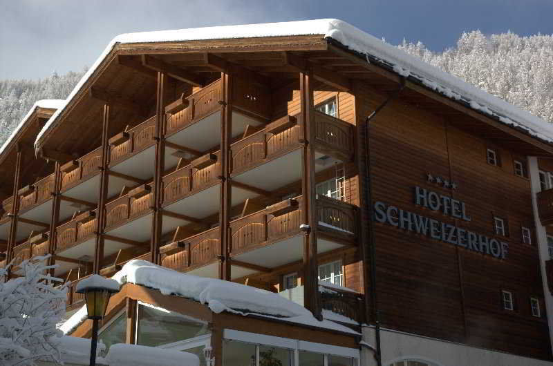 Wellnesshotel Schweizerhof Saas-Fee Eksteriør bilde